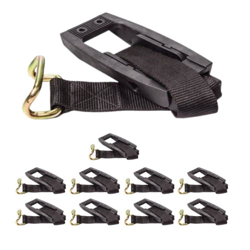 Kit 10 Pçs Fivela Completa Da Lona Lateral Caminhão Sider