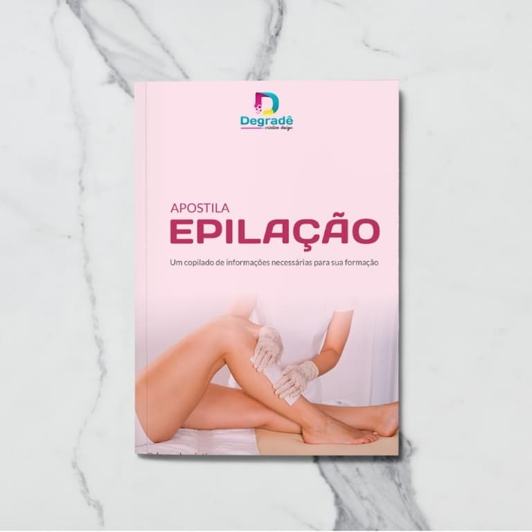Apostila para curso  iniciante material de apoio para curso DEPILAÇÃO
