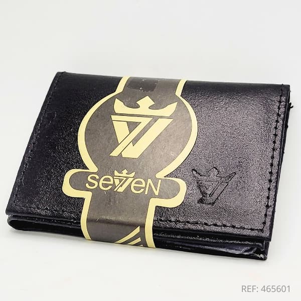 Carteira Masculina Couro Pequena Slim Porta Cartão