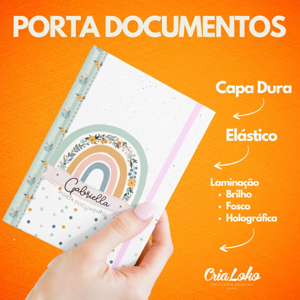 Porta Documentos Bebê Personalizado