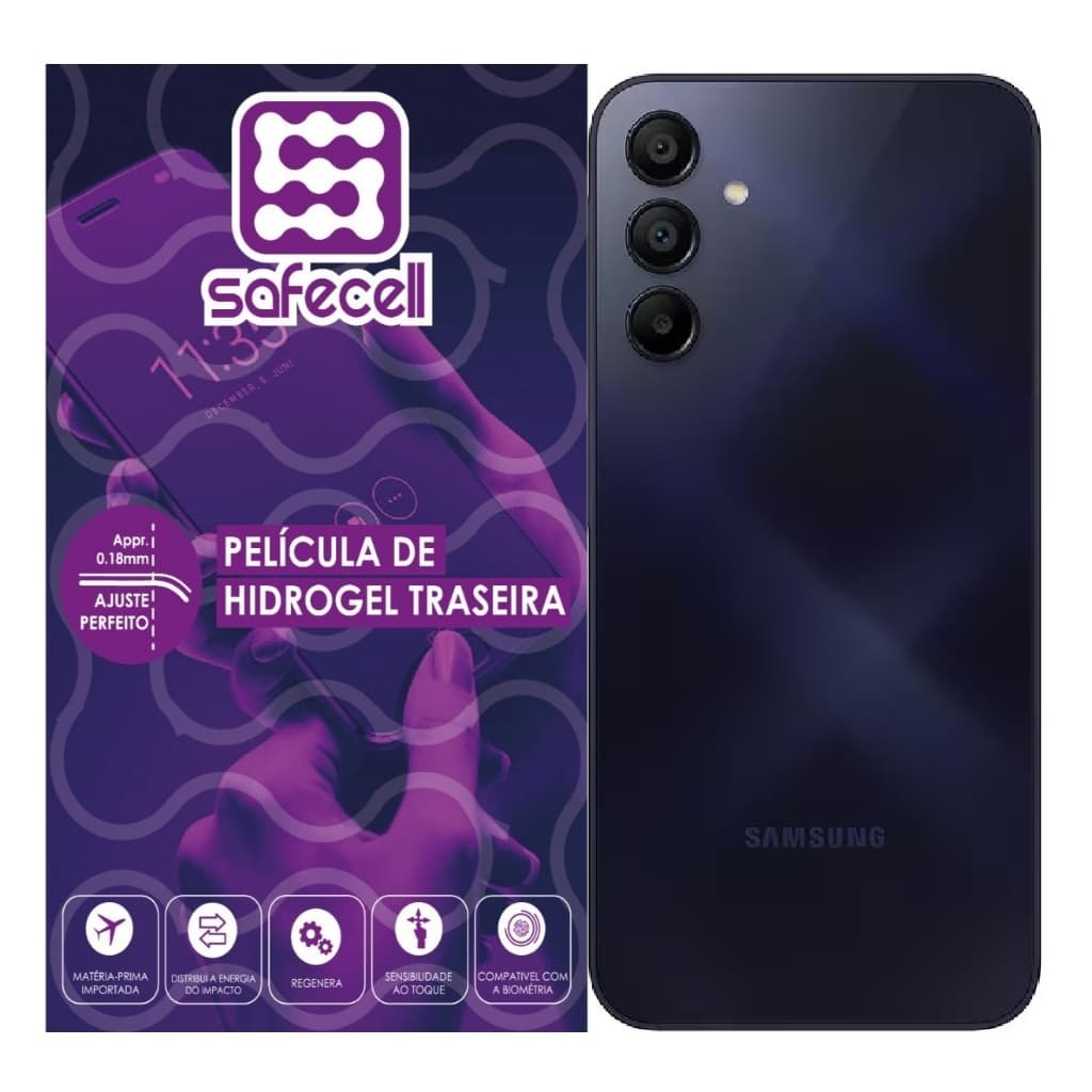 Película Hydrogel Traseira Para Galaxy A15 4g/5g