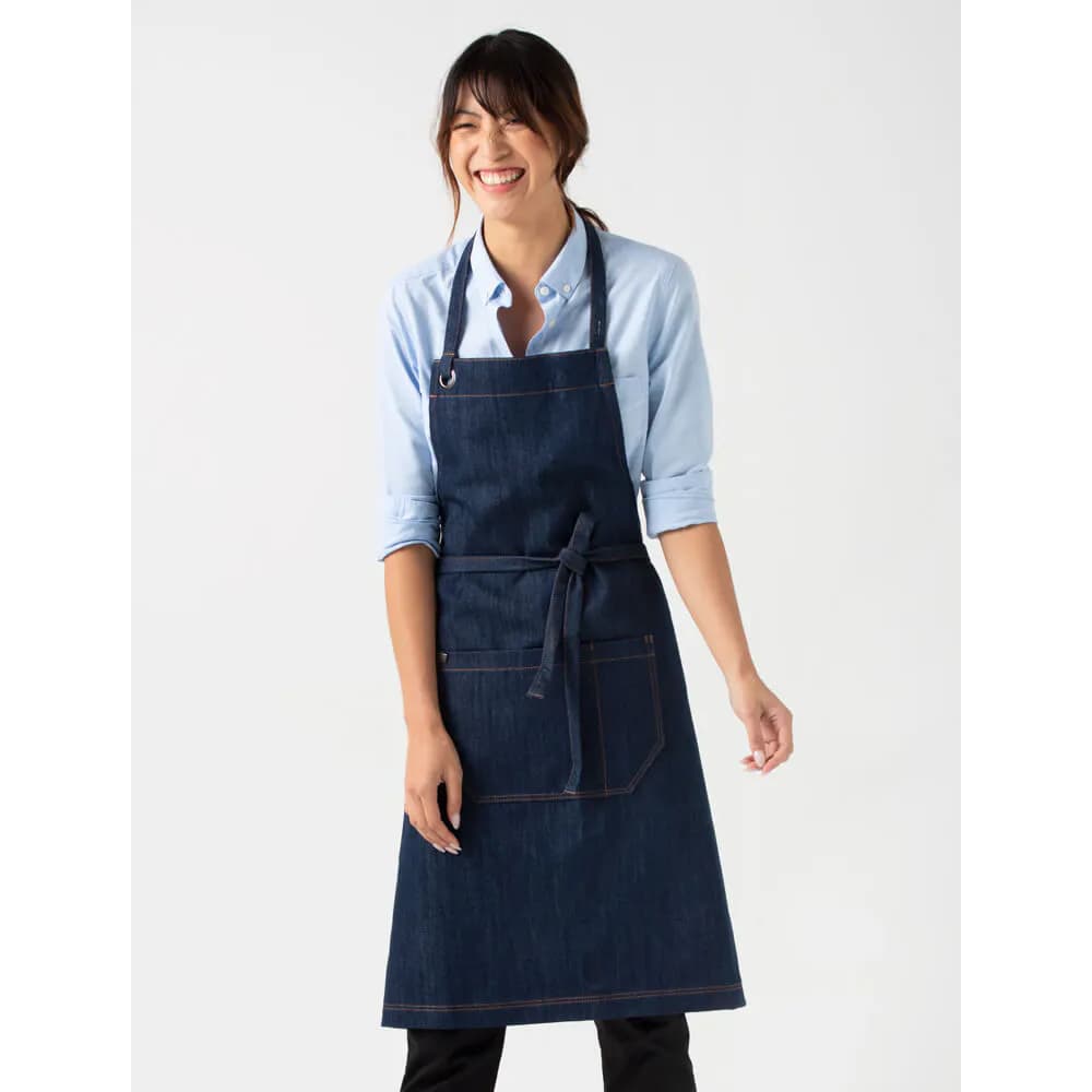 Kit c/ 5 Avental em Jeans Churrasco Barista Barbearia Salão Jardinagem Cozinha