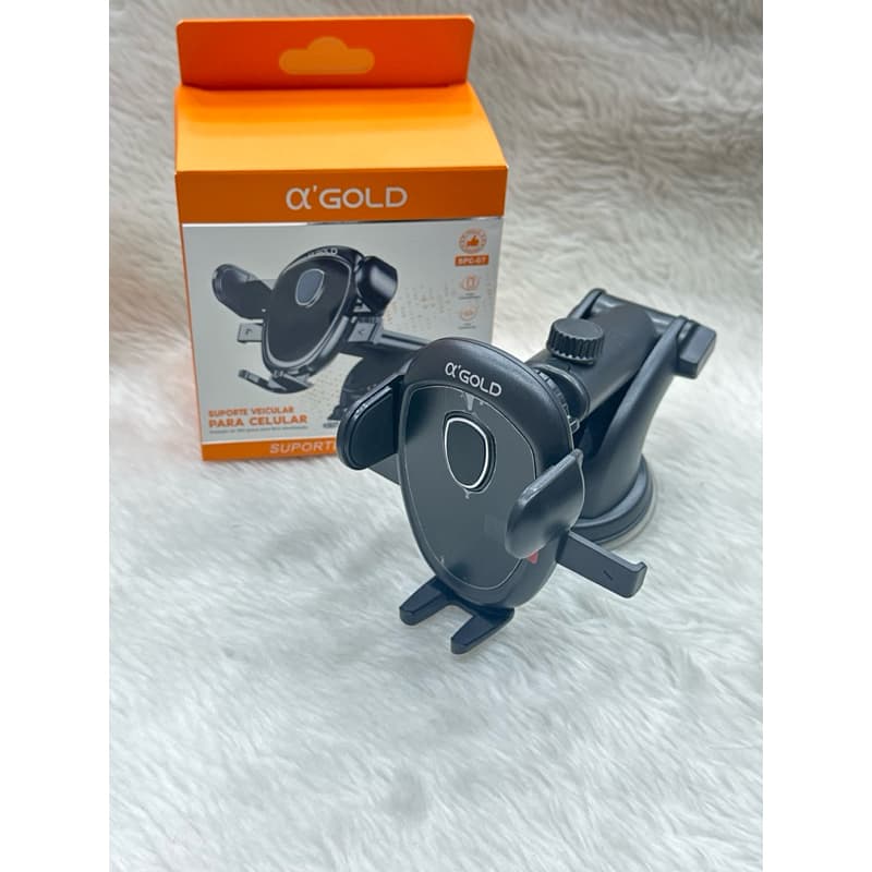 Suporte Para Celular Veicular Universal - A'GOLD SPC-07