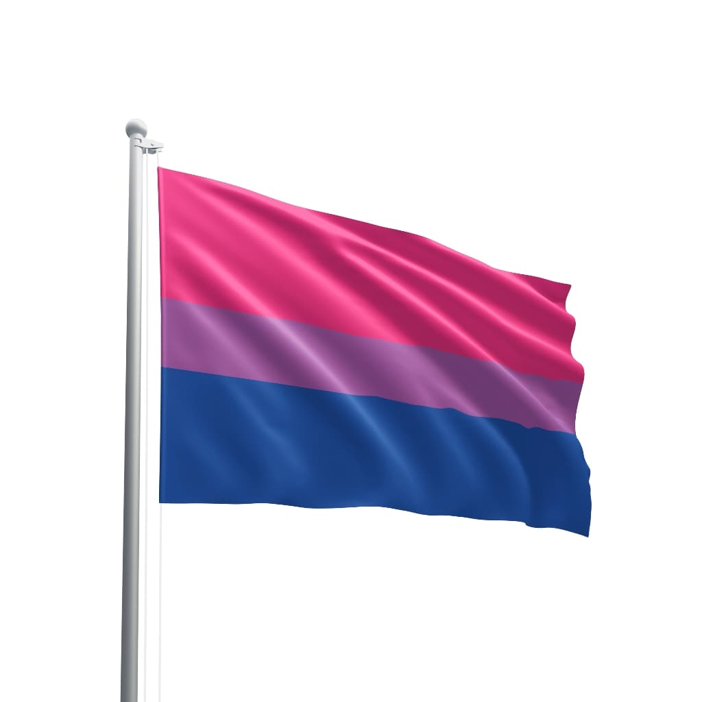 Bandeira Bissexual LGBTQIA+ Tecido Oxford 140x80 cm - 100% Poliéster