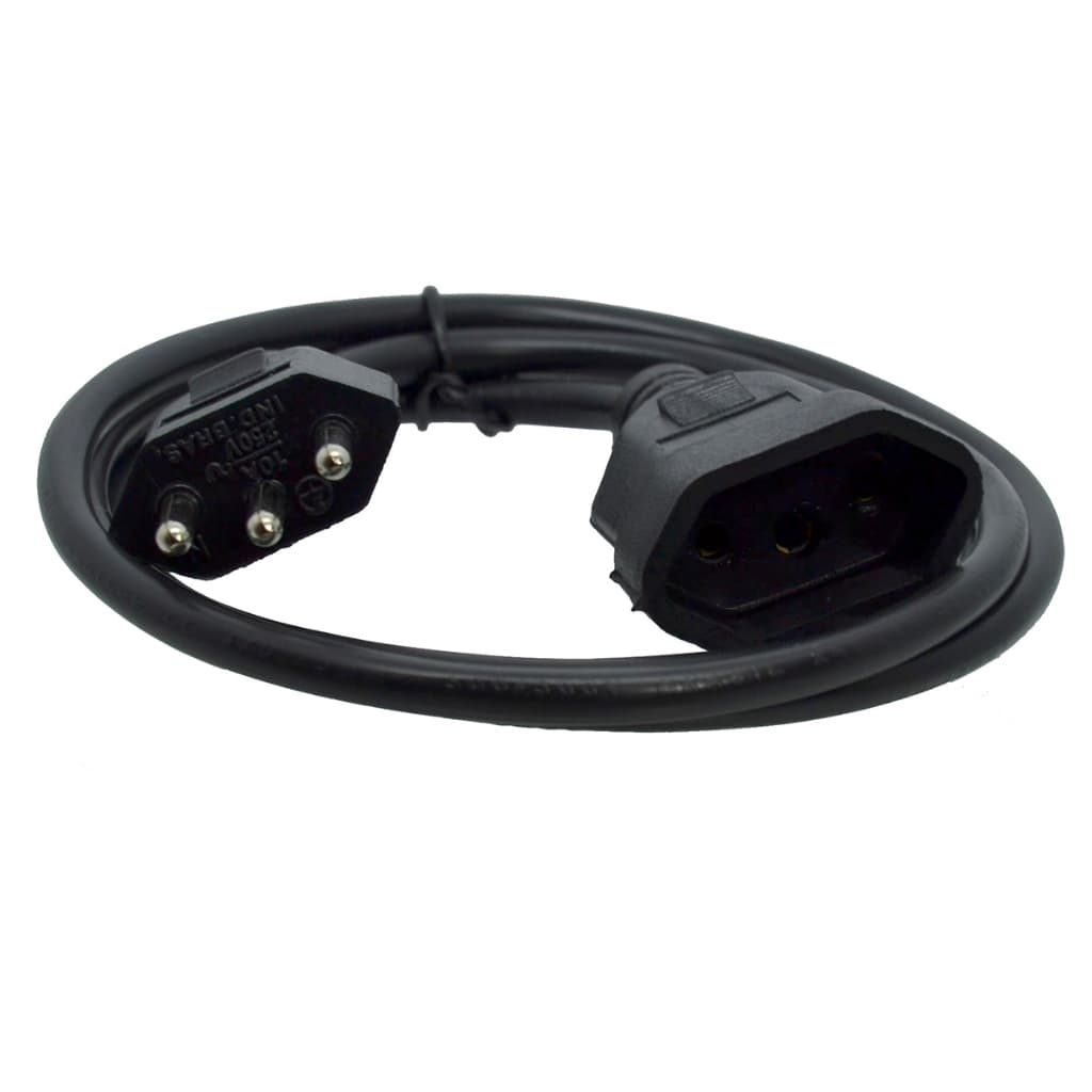 Extensão Eletrica Cabo Prolongador Tripolar 1,2m - 10 A