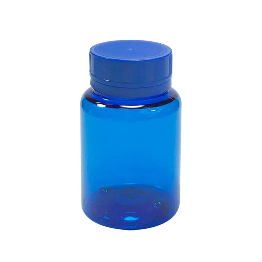 Pote Pet Para Cápsulas 100ml C/ Tampa Lacre