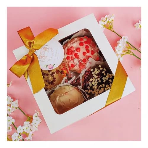 15 Caixa Bentô Cake 16x16x8cm Tampa Visor Kit