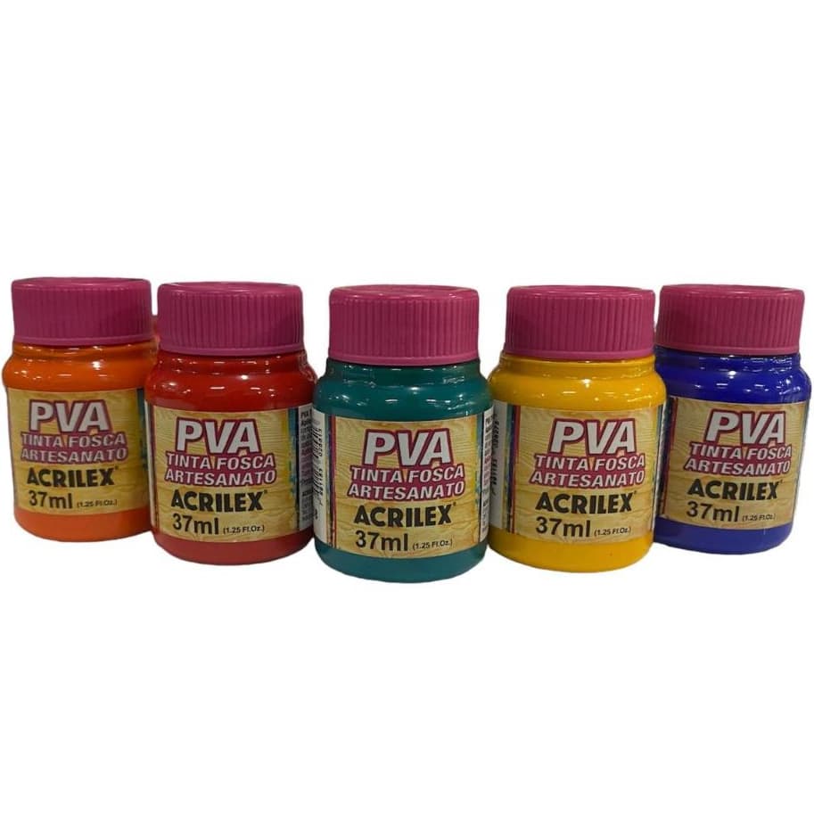 Tinta PVA Fosca Artesanato Acrilex 37ml - 01 und