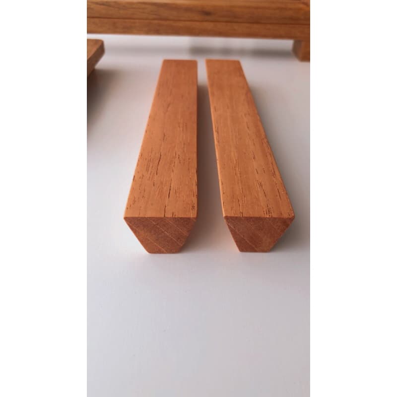 kit 3 Puxadores trapezio cedro rosa 160mm