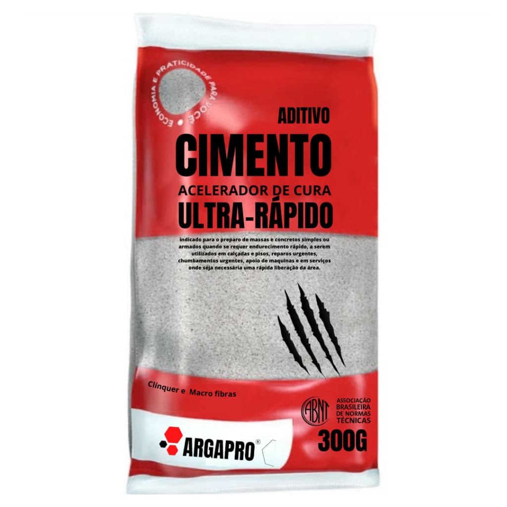 Cimento (aditivo acelerador de secagem ultra rapido) 300g