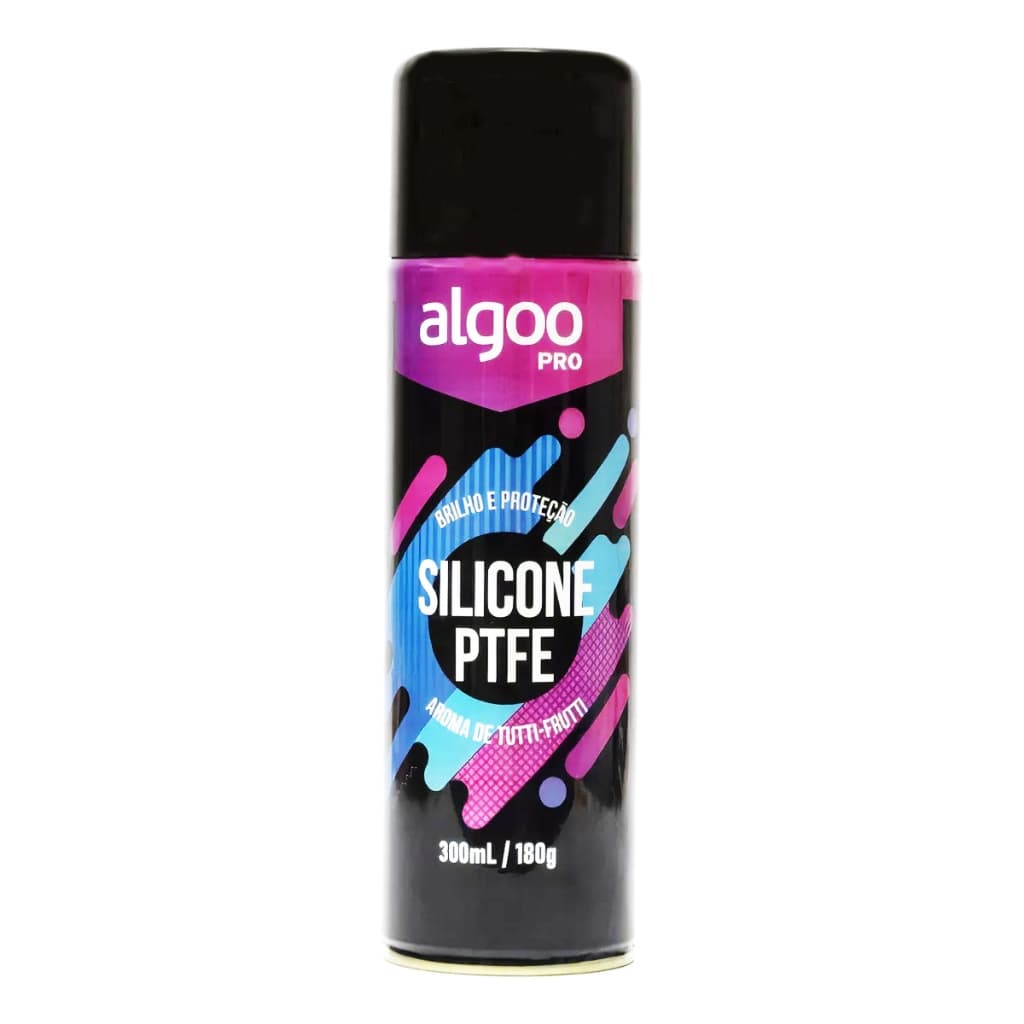 Algoo Pro Proteção Brilho Silicone Ptfe Spray 300ml Pra Bike