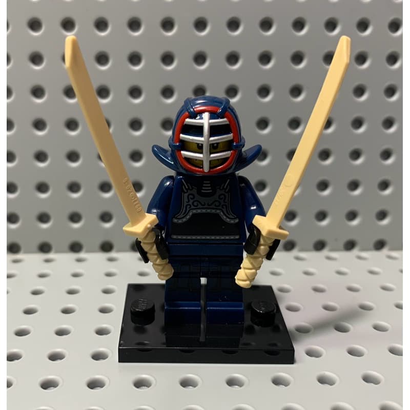 Lego 71011 minifigure serie 15 Kendo Fighter (2016) 7 peças Lego original