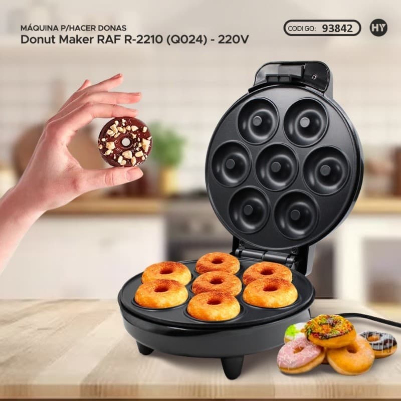 DONUT MAKER 1000W 1.5 cavid maquina de mini donut voltagem 220V