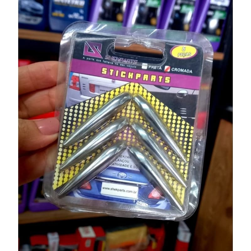 Mini Detalhe cromado para adaptação