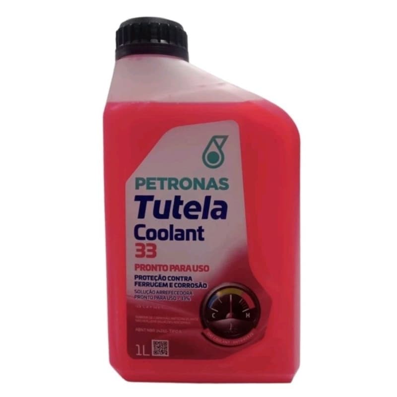 Aditivo para Radiador Petronas Tutela Coolant 33 Rosa Pronto para Uso - 1L