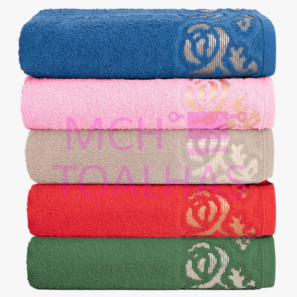 Kit 5 Toalhas de Rosto Grossa Luxo Monique 50cm x 70cm - Loja Mch Toalhas
