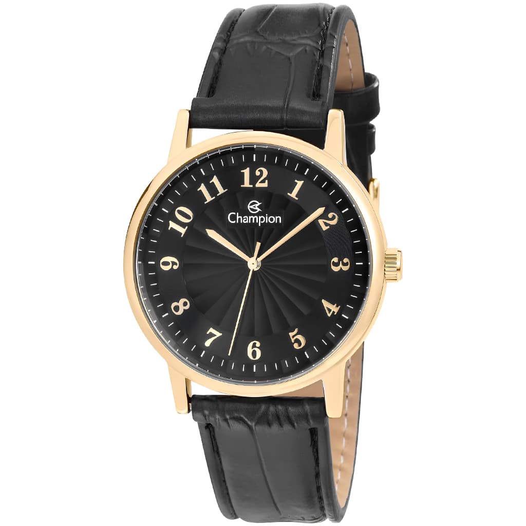 Relógio Masculino Original Champion  Analógico Com  Pulseira De Couro  CN20560P Relógio de Pulso