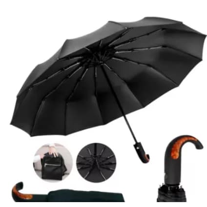 Guarda Chuva Automático Sombrinha Masculina Feminina Dobrável Reforçado