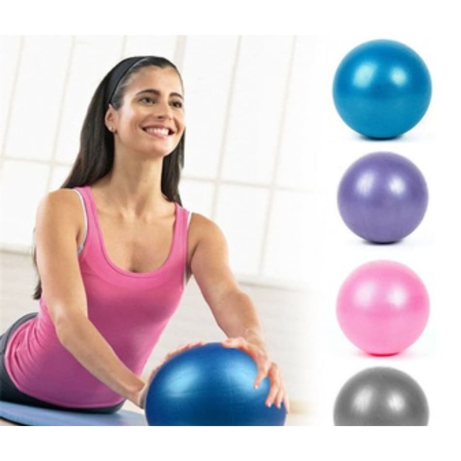 Mini Bola 25cm De PVC Exercício Yoga Pilates Ginastica Fisioterapia