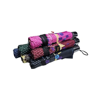 Guarda Chuva Grande Sombrinha Flor Dobrável Manual Masculina Feminina