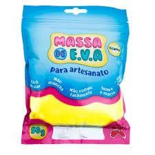 Massa De Eva Amarelo Para Artesanato Foamy 50 G - Make+
