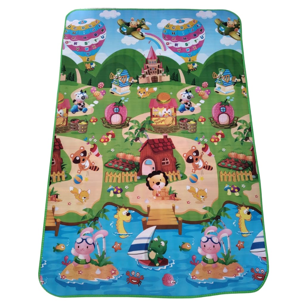 Tapete Infantil para Atividades Dupla Face 1.2 x 1.8M / 3 Modelos Diferentes