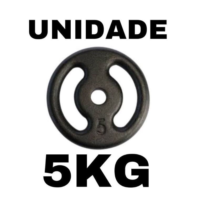 Anilha Pintada Musculaçao 5kg -(UNIDADE)