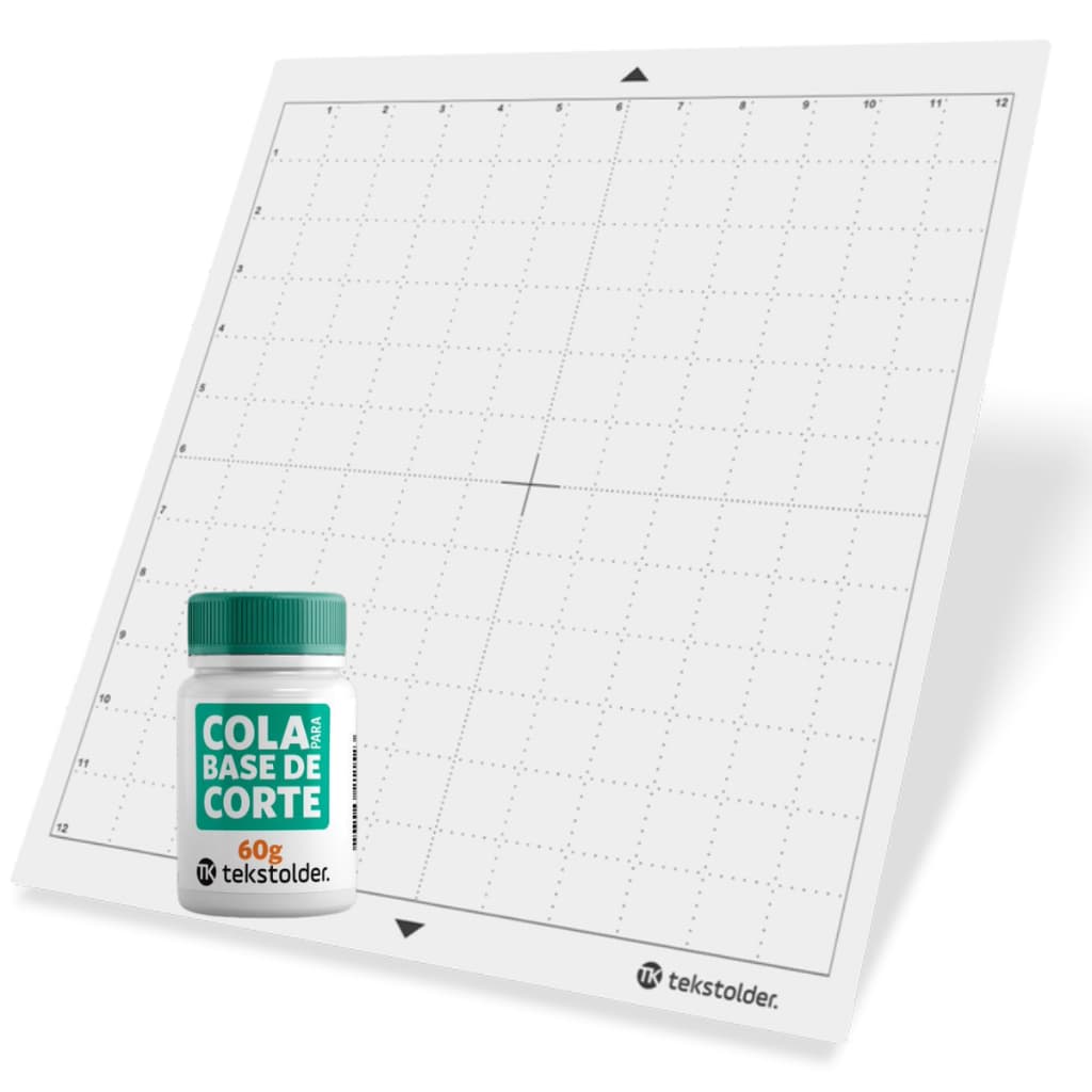 Kit com 04 Bases De Corte Sem Cola 30x30 para Silhouette Cameo + Super Cola 60g