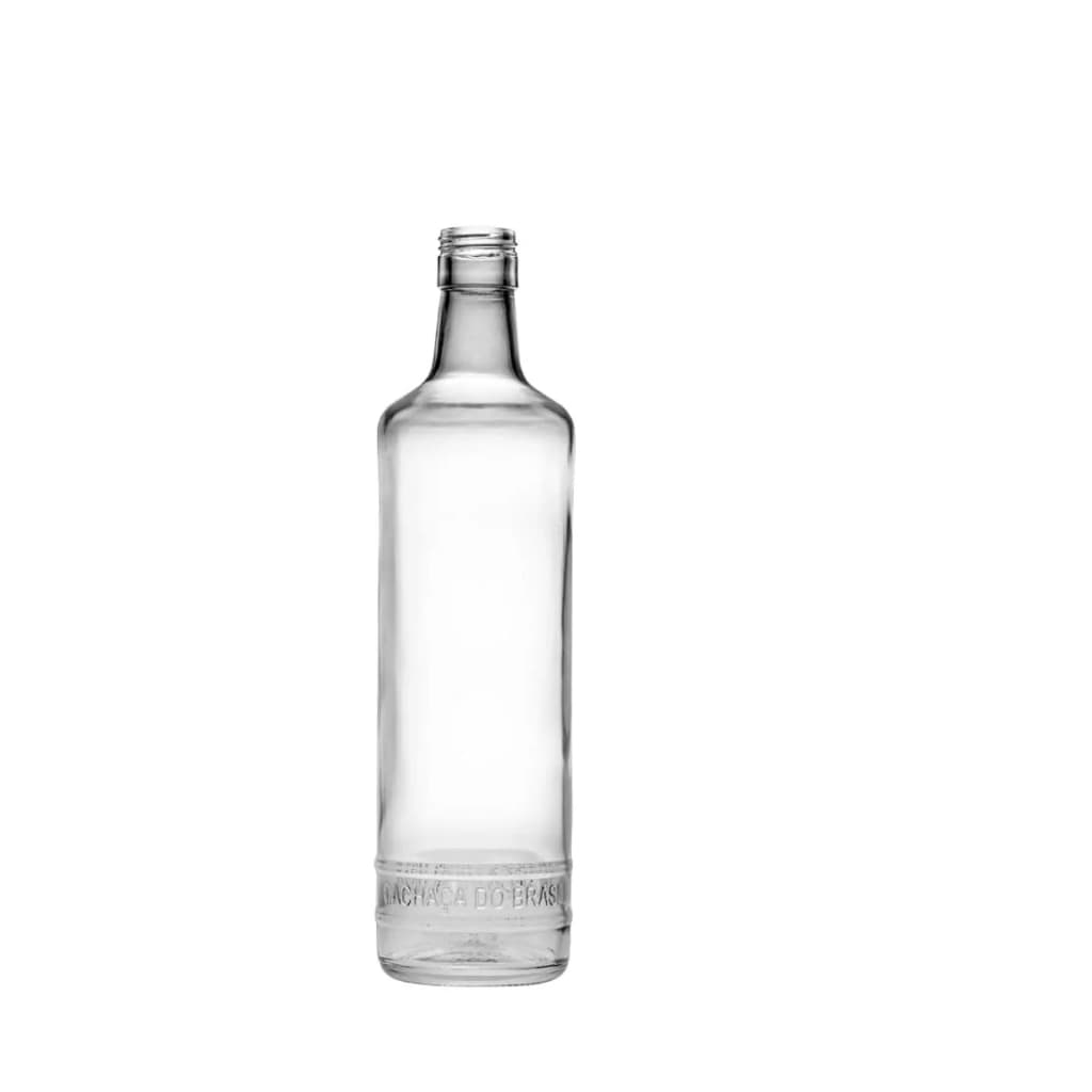 12 Garrafas Vidro Cachaça do Brasil 700 ml Destilado Sem Tampa