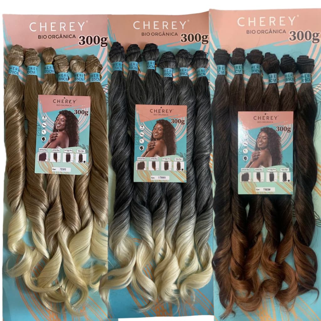 Cabelo Liso Ondulado Bio Orgânico Perla 6x Perla 300g Para Entrelace