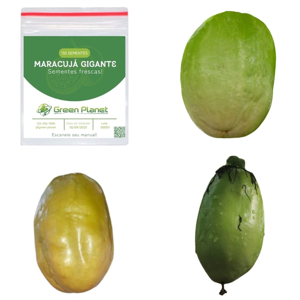 150 Sementes de Maracujá Gigante - Faça sua Horta!