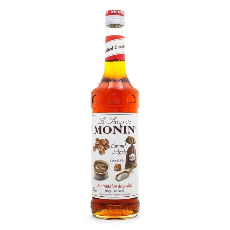 Soda Italiana Monin  Xarope Importado Sabor Caramelo Salgado 700ml