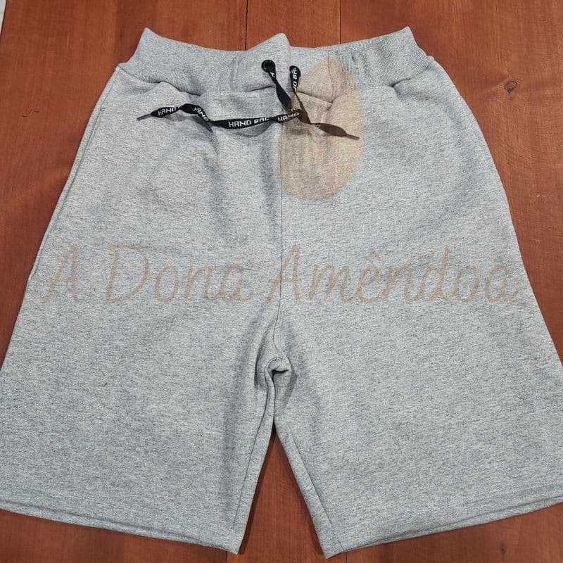 Bermuda Moletom Casual Masculina Com Bolso e Amarração Shorts Treino Academia -  Kit com 4 Un, 2 Un e 1 Un.