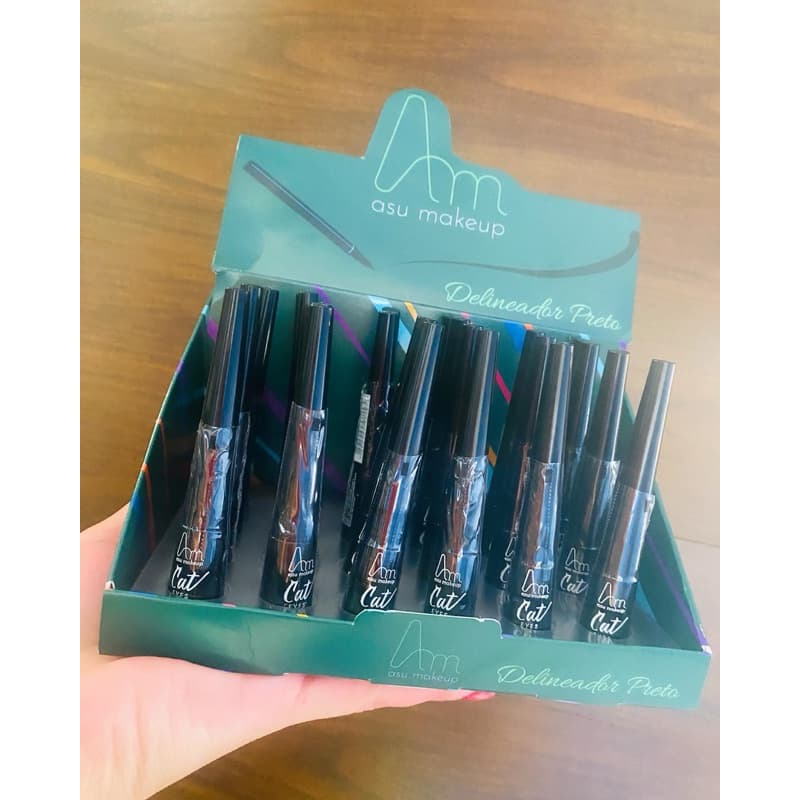 DELINEADOR CAT EYES PRETO asu makeup