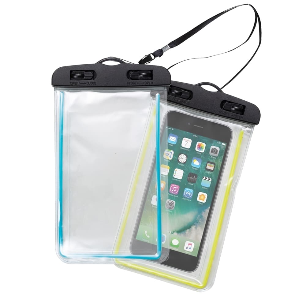 kit 2 Capa de celular a prova d'agua moto piscina praia