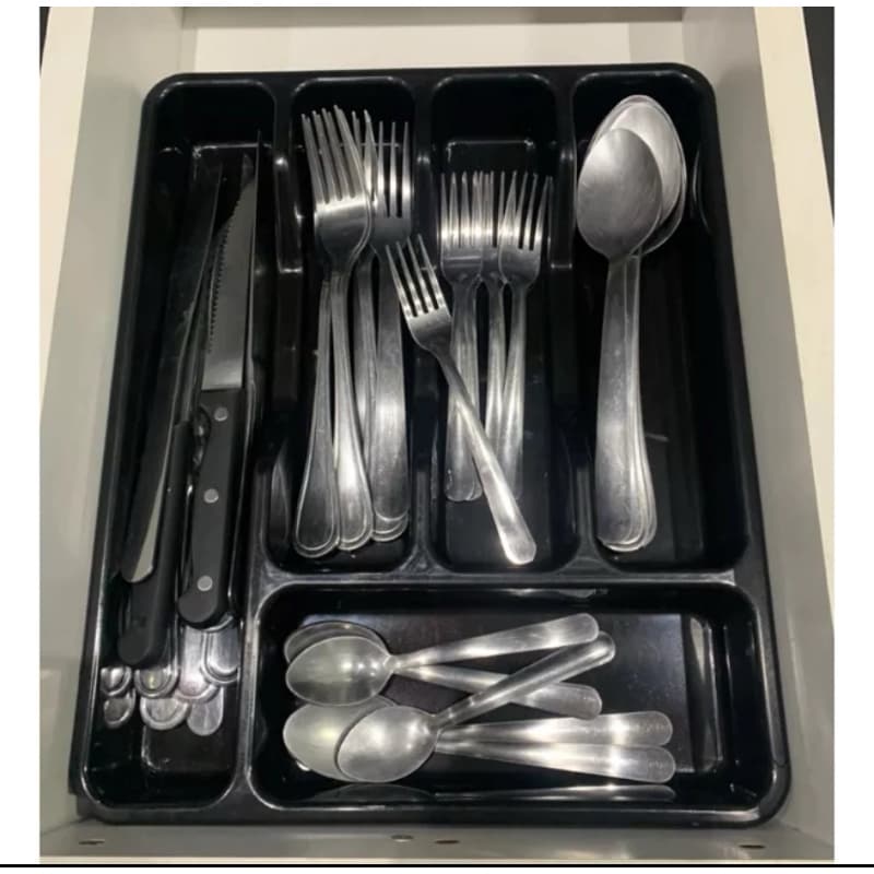 Organizador de talheres para gaveta, porta talheres, guarda talheres