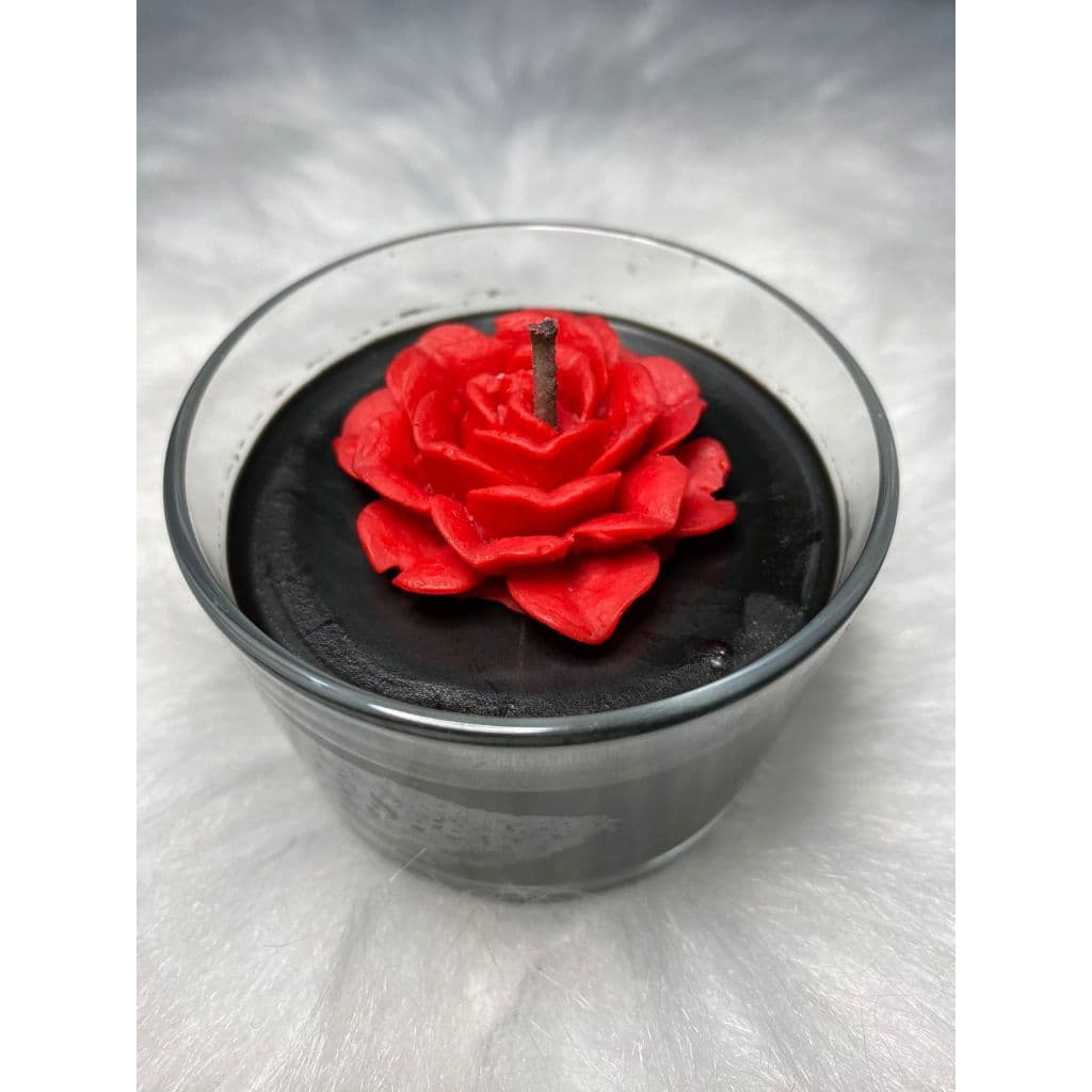 Vela Aromática com Flor