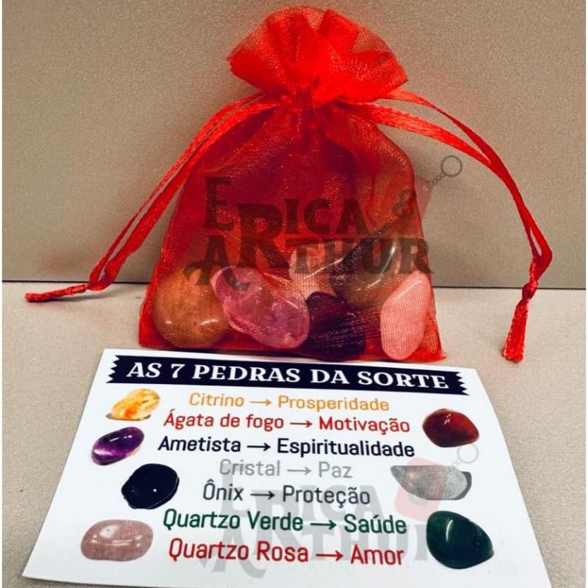 kit de7 pedra Da Sorte,Prosperadidade,,Tranquilida ,,Escudo Protetor