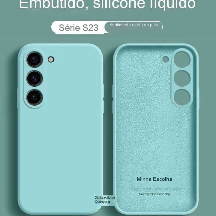 Case Capa Capinha Samsung Silicone S23  S23FE S23ULTRA Silicone  Aveludada Protetora