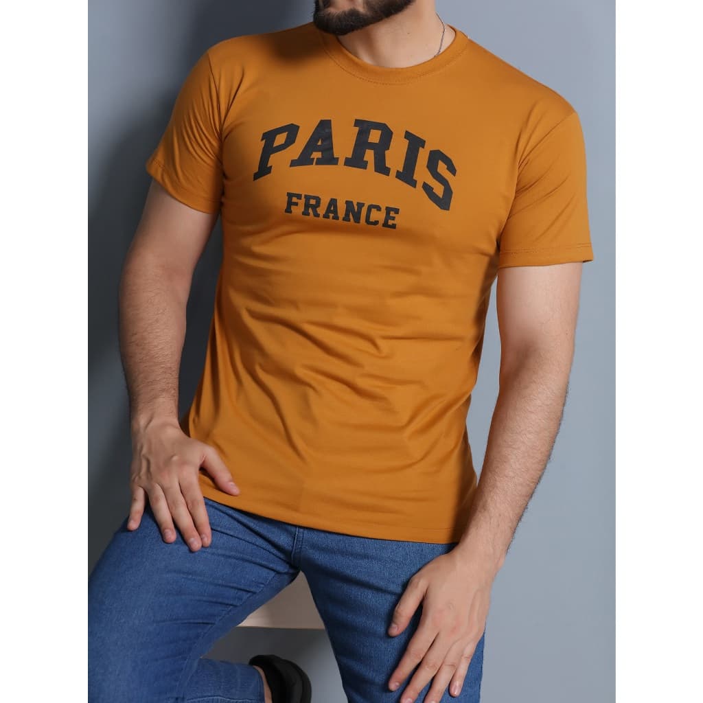 Camiseta Masculina Paris France Estampada Camisa