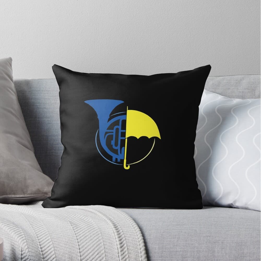 Almofada How I met your mother Como conheci sua mãe série trompa azul sombrinha amarela
