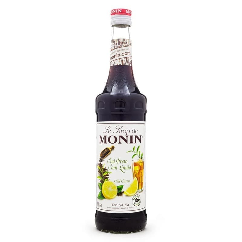 Soda Italiana Monin  Xarope Importado Sabor Chá Preto Com Limão