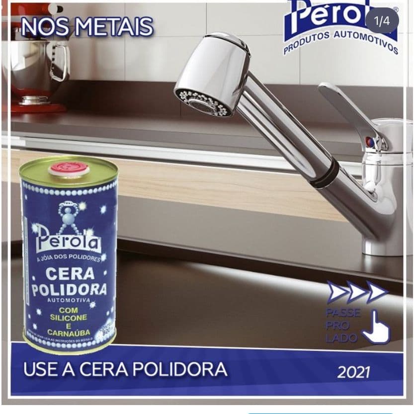 Cera Polidora Automotiva Pérola 500 ML com Carnaúba