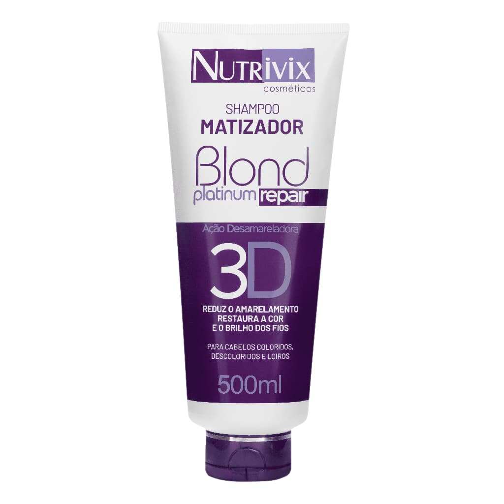 Shampoo Blond Platinum Repair - Nutrivix Cosméticos