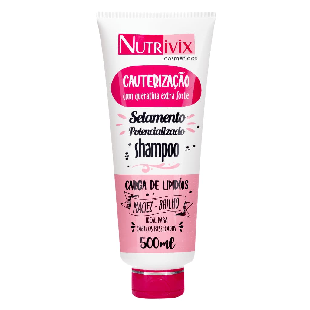 Shampoo Cauterização  500ml - Nutrivix Cosméticos