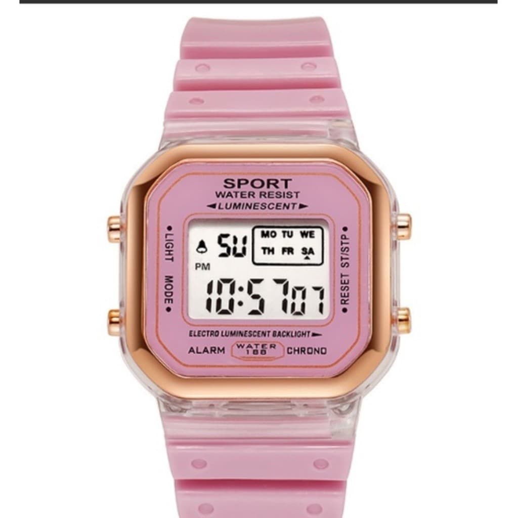 Relógio de Pulso Digital com LED Unissex Esportivo KD-06