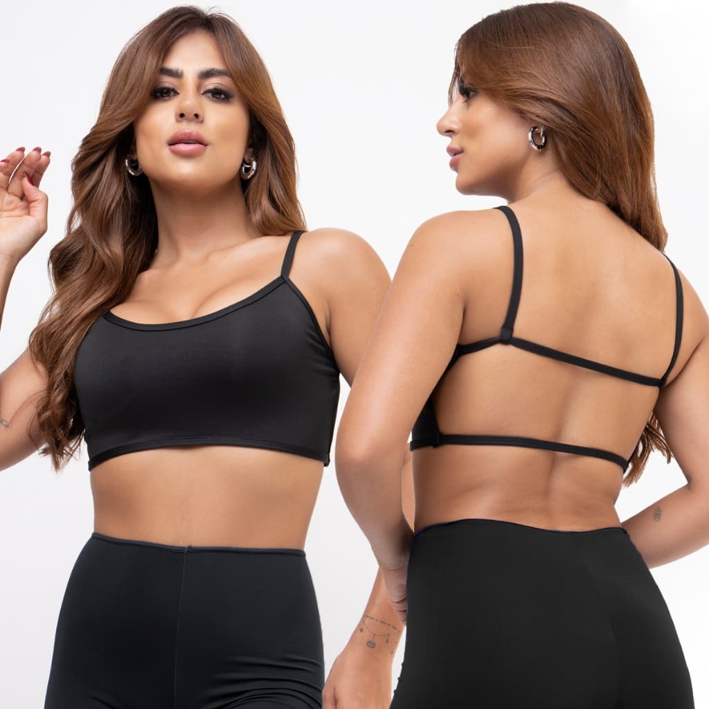 Top Cropped Costa Nua Faixa Fitness Alcinha Sem Bojo Moda Gringa Blogueira Verão 124