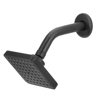 Ducha Chuveiro Black - Aquecedor Solar a Gás - Quadrado Articulado