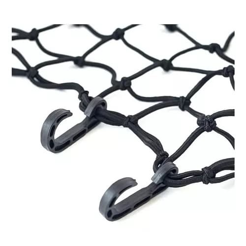 Redinha de Moto Rede Elástica 35x35 cm Capacete Aranha Resistente