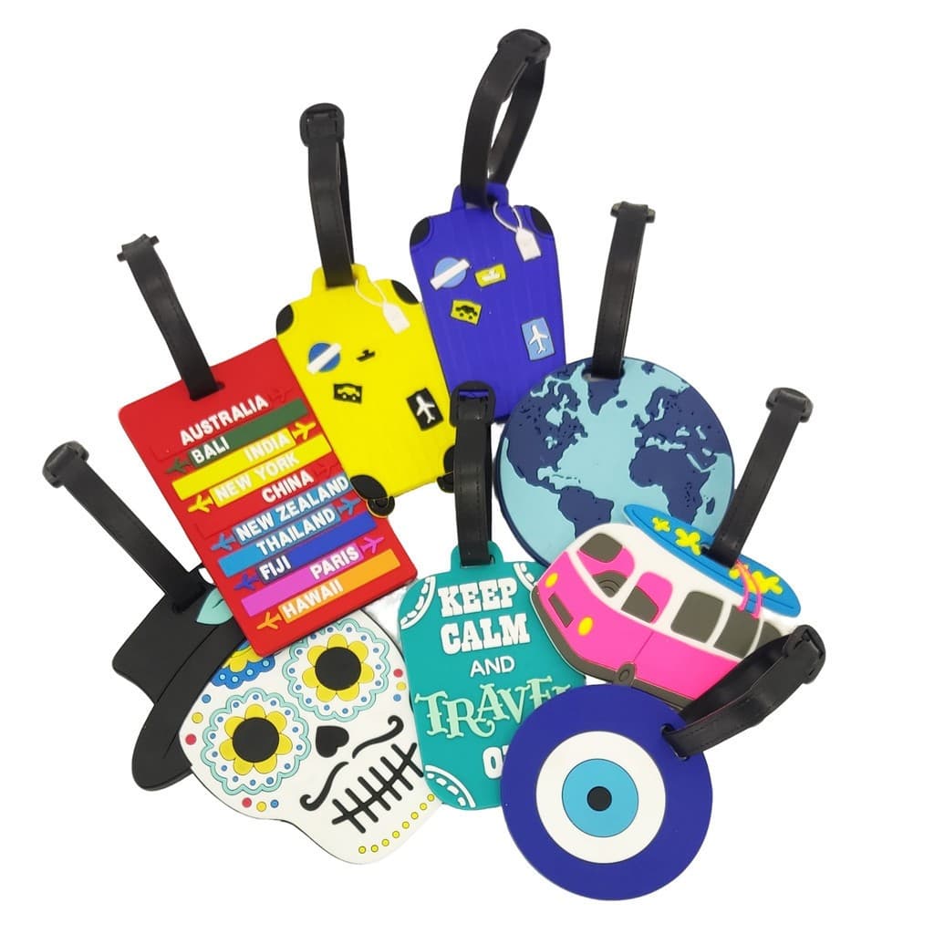 Identificador De Bagagem/ Mala De Viagem/ Tag de Bagagem Avião Férias Etiqueta Silicone